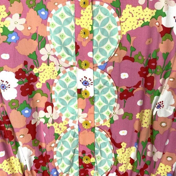 Matilda Jane Dress Womens Size Small Leah Wonderful Parade Retro Fit & Flare - Picture 3 of 6